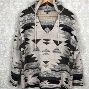 Aztec American Eagle hooded sweater